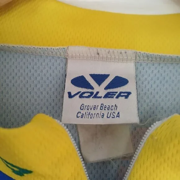 Vintage 2003 Voler Men's Cycling Jersey Color Block 3/4 Zip Eugene Oregon - Picture 8 of 11